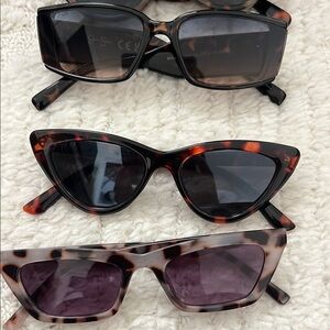 Brown and Black Full-Frame Sunglasses Collection bundle of any three